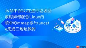 jvm中zgc在进行垃圾回收时如何配合linux内核中的mmap与ftruncate完成三地址映射