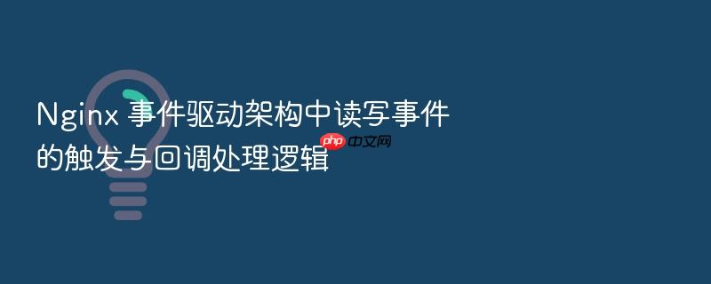 nginx 事件驱动架构中读写事件的触发与回调处理逻辑