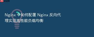 Nginx 中如何配置 Nginx 反向代理实现高性能负载均衡