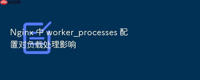 nginx 中 worker_processes 配置对负载处理影响