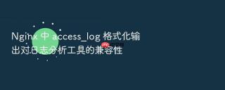 nginx 中 access_log 格式化输出对日志分析工具的兼容性