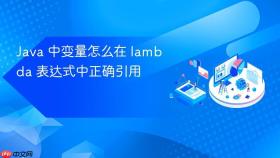 Java 中变量怎么在 lambda 表达式中正确引用