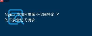 Nginx 中如何屏蔽不仅限特定 IP 的不安全访问请求
