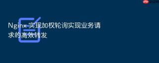 Nginx 实现加权轮询实现业务请求的高效转发