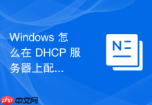 Windows 怎么在 DHCP 服务器上配置客户端独占的作用域以进行网络安全隔离