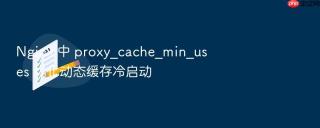 Nginx 中 proxy_cache_min_uses 优化动态缓存冷启动