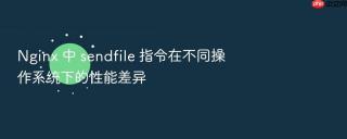 nginx 中 sendfile 指令在不同操作系统下的性能差异
