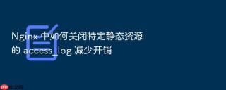 nginx 中如何关闭特定静态资源的 access_log 减少开销