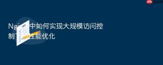 Nginx 中如何实现大规模访问控制下的性能优化