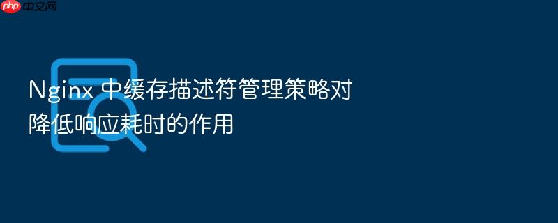 nginx 中缓存描述符管理策略对降低响应耗时的作用