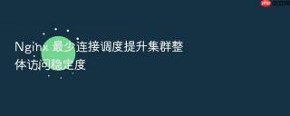 nginx 最少连接调度提升集群整体访问稳定度