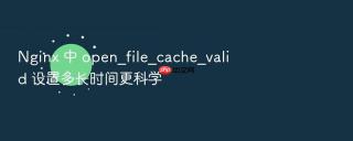 Nginx 中 open_file_cache_valid 设置多长时间更科学