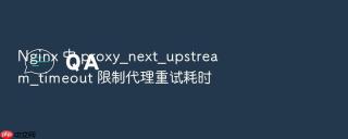 nginx 中 proxy_next_upstream_timeout 限制代理重试耗时