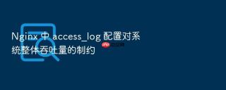 nginx 中 access_log 配置对系统整体吞吐量的制约