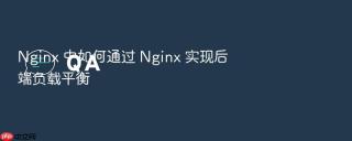 Nginx 中如何通过 Nginx 实现后端负载平衡