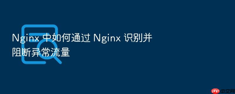 nginx 中如何通过 nginx 识别并阻断异常流量