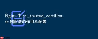 nginx 中 ssl_trusted_certificate 链配置的作用与配置