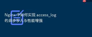 nginx 中如何实现 access_log 的异步写入与性能增强