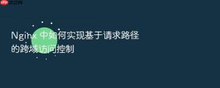 nginx 中如何实现基于请求路径的跨域访问控制