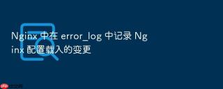 nginx 中在 error_log 中记录 nginx 配置载入的变更