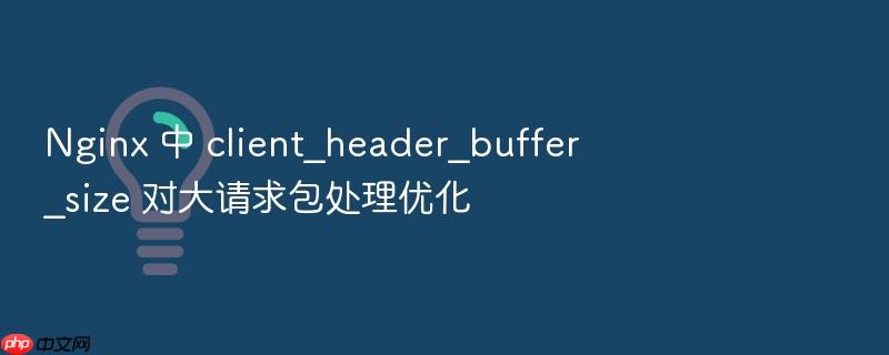 nginx 中 client_header_buffer_size 对大请求包处理优化