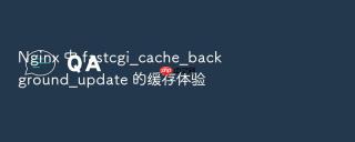 Nginx 中 fastcgi_cache_background_update 的缓存体验