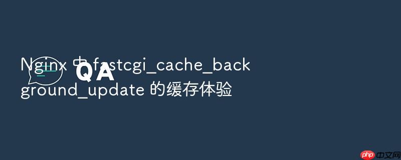 nginx 中 fastcgi_cache_background_update 的缓存体验