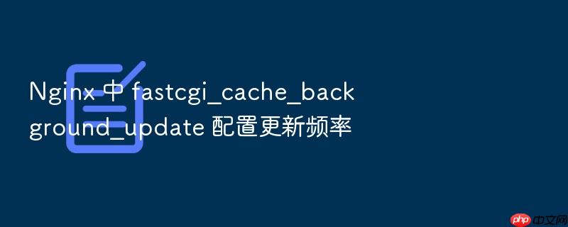 nginx 中 fastcgi_cache_background_update 配置更新频率