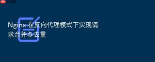 Nginx 在反向代理模式下实现请求合并与去重