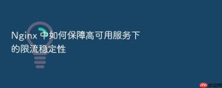 nginx 中如何保障高可用服务下的限流稳定性