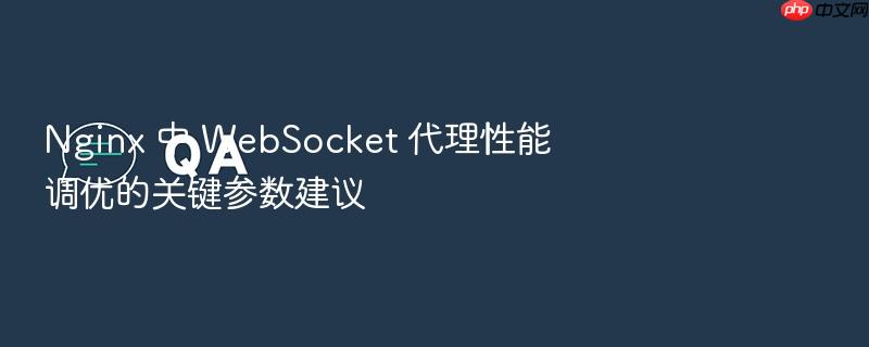 nginx 中 websocket 代理性能调优的关键参数建议