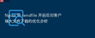 Nginx 中 sendfile 开启后对客户端大文件下载的优化分析