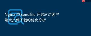 nginx 中 sendfile 开启后对客户端大文件下载的优化分析