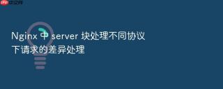 nginx 中 server 块处理不同协议下请求的差异处理