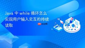 java 中 while 循环怎么实现用户输入交互的持续读取