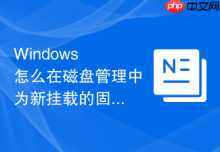 Windows 怎么在磁盘管理中为新挂载的固态硬盘进行对齐初始化