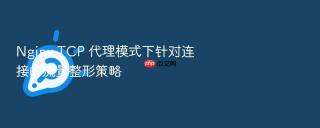 Nginx TCP 代理模式下针对连接的流量整形策略