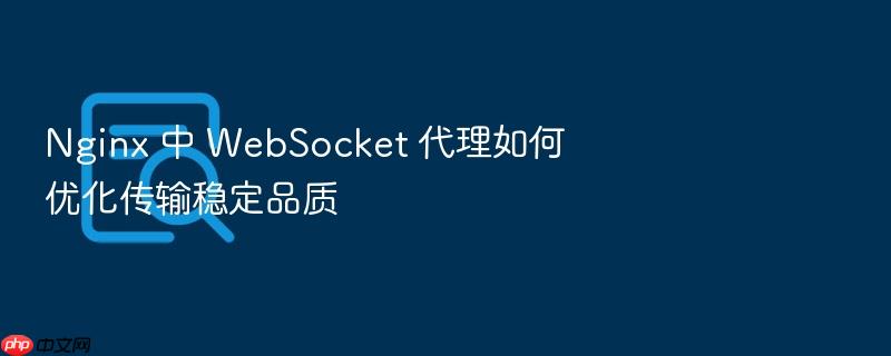 nginx 中 websocket 代理如何优化传输稳定品质