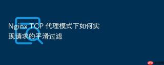 nginx tcp 代理模式下如何实现请求的平滑过滤