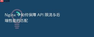 Nginx 中如何保障 API 限流与后端性能的匹配