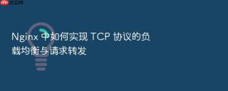 Nginx 中如何实现 TCP 协议的负载均衡与请求转发