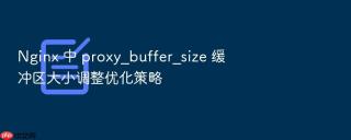 nginx 中 proxy_buffer_size 缓冲区大小调整优化策略
