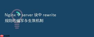 Nginx 中 server 块中 rewrite 规则的编写与生效机制