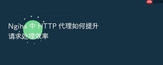 nginx 中 http 代理如何提升请求处理效率
