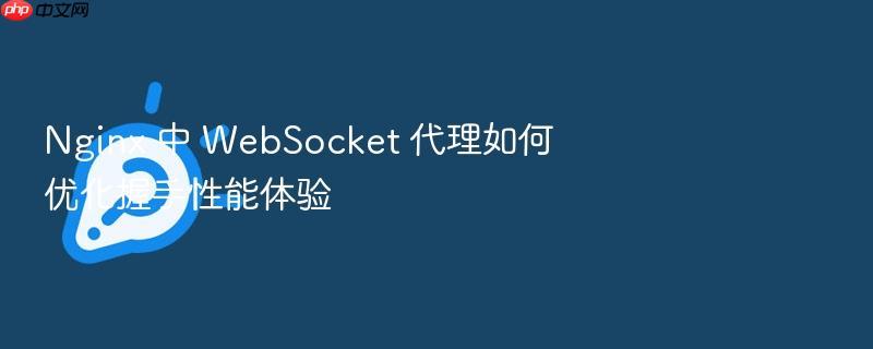 nginx 中 websocket 代理如何优化握手性能体验