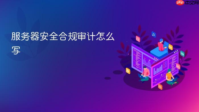 服务器安全合规审计怎么写