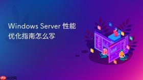 windows server 性能优化指南怎么写
