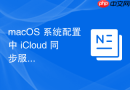 macOS 系统配置中 iCloud 同步服务与存储管理