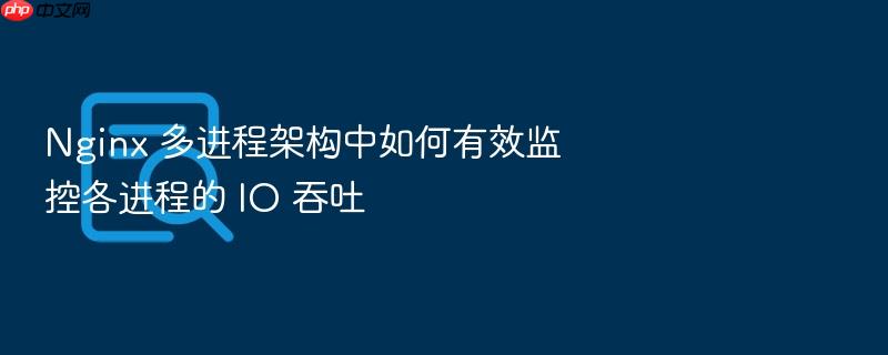 nginx 多进程架构中如何有效监控各进程的 io 吞吐
