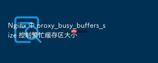 nginx 中 proxy_busy_buffers_size 控制繁忙缓存区大小